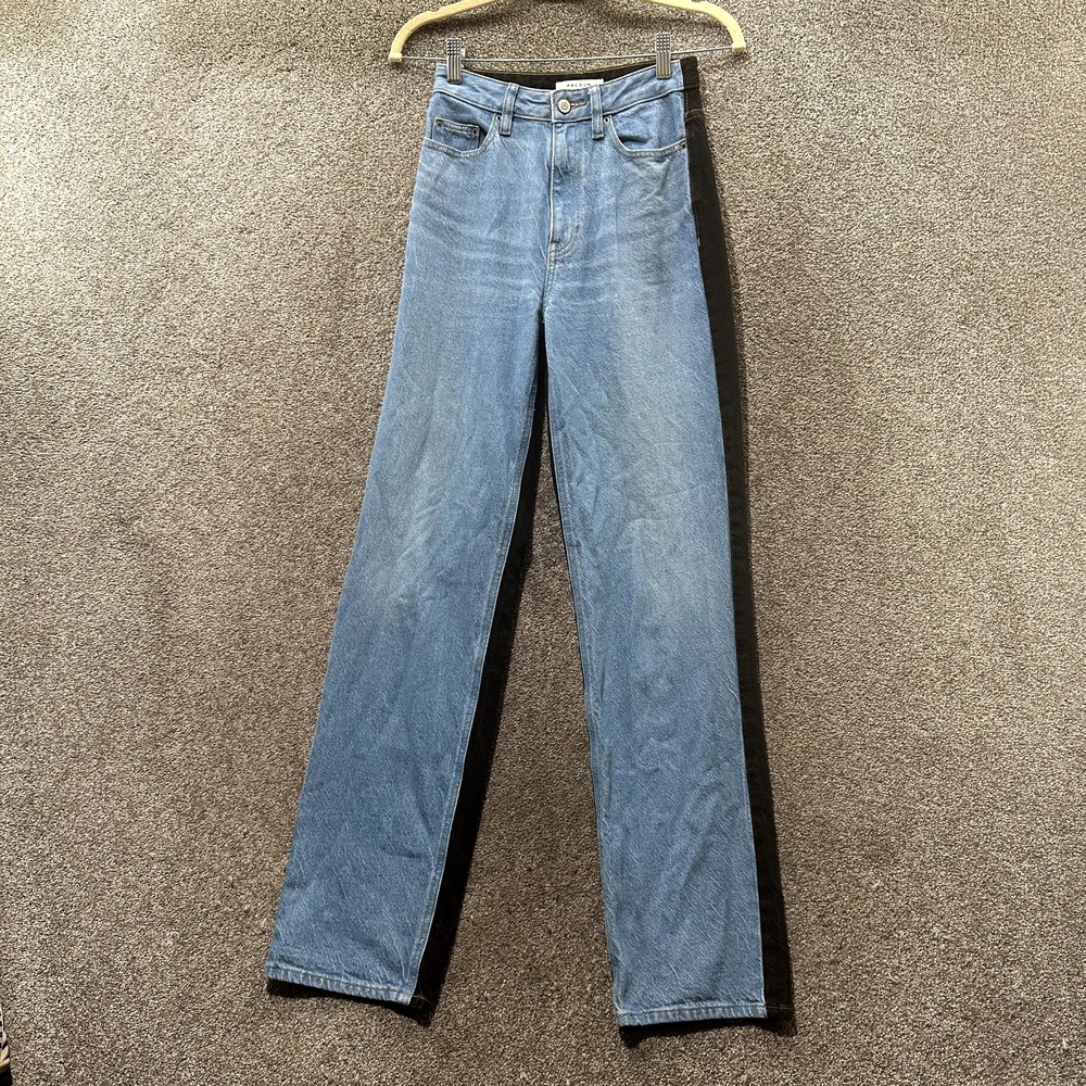 Pacsun Jeans Women 24 Denim 90's Two Tone 90's Boyfriend Hi Rise Baggy Straight‎
